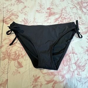 a.n.a Black Women's Bikini Bottom with Side Ties